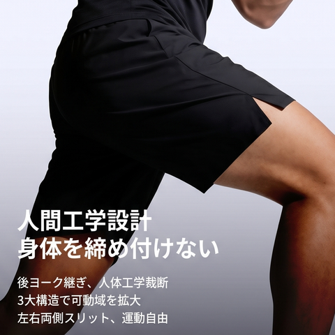 FUNRY接触冷感ロングパンツ短パン261410301